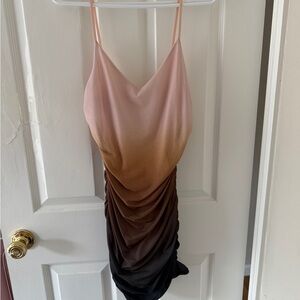 Elegant Ombre Slip Dress